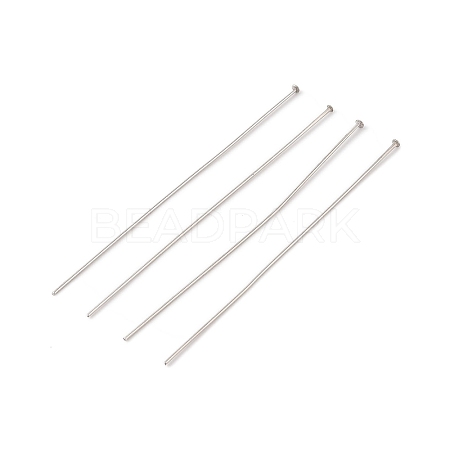 304 Stainless Steel Flat Head Pins X-STAS-Z089-03P-15-1