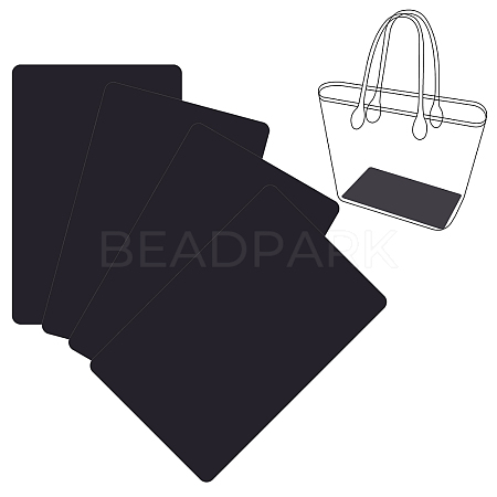4Pcs Rectangle Acrylic Sheet OACR-PH0001-80D-1