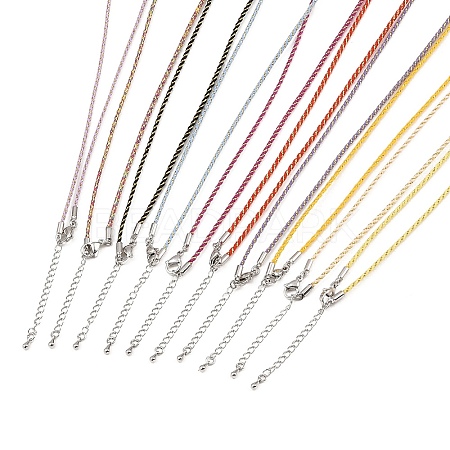 2MM Nylon Braided Cord Necklace Making MAK-A019-02P-1