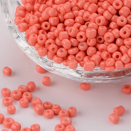 (Repacking Service Available) Baking Paint Glass Seed Beads SEED-C024-C-K16-1