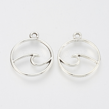Tibetan Style Alloy Pendants TIBE-Q075-55AS-LF-1