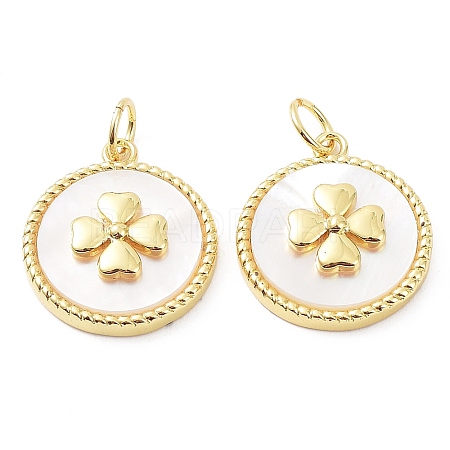 Rack Plating Brass Pendants KK-B076-05G-02-1