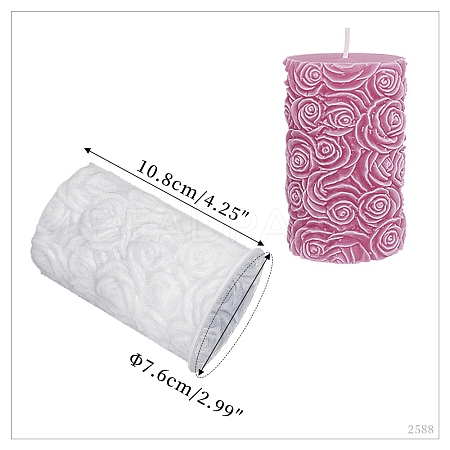 Pillar DIY Silicone Candle Molds PW-WG89480-01-1
