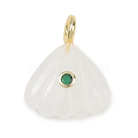 Natural Quartz Crystal Carved Pendants G-G330-02G-02-1