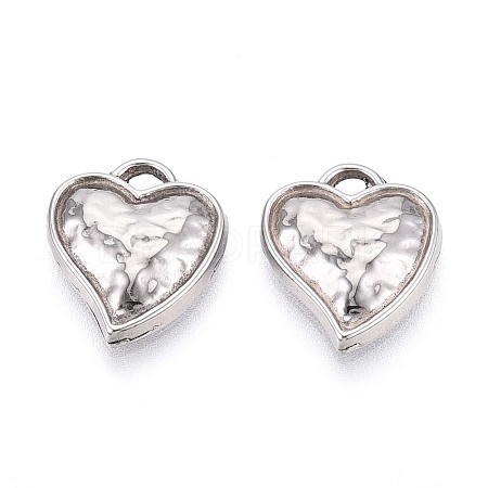 304 Stainless Steel Pendants STAS-T065-25P-1