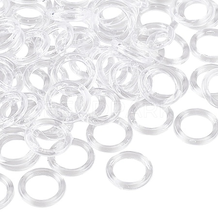 100Pcs Plastic Linking Rings KY-CN0001-01A-1