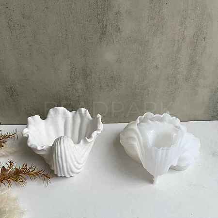 DIY Shell Shape Succulent Planter Silicone Molds WG12092-02-1