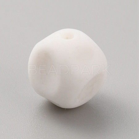 Cube Food Grade Eco-Friendly Silicone Beads SIL-TAC0003-11G-1