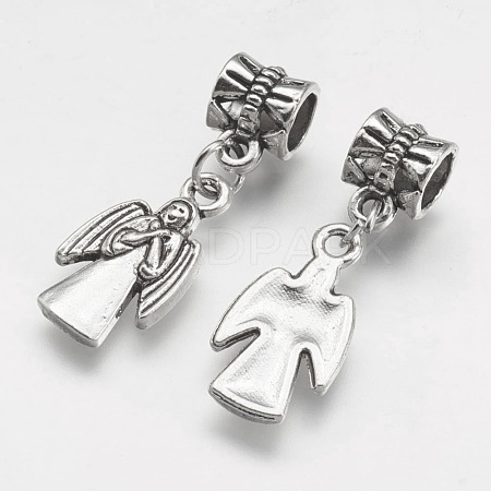 Alloy European Dangle Charms PALLOY-P123-01AS-1