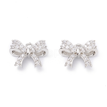 Rack Plating Brass Micro Pave Cubic Zirconia Charms LS-X-ZIRC-C026-02P-1
