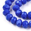 Opaque Solid Color Glass Beads Strands EGLA-A034-P3mm-D32-3