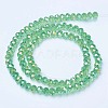 Electroplate Glass Beads Strands EGLA-A034-T10mm-B11-2