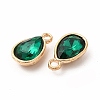 Faceted Glass Rhinestone Pendants GLAA-I051-A13-3