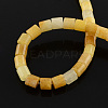 Natural Topaz Jade Stone Bead Strands G-R187-09-2