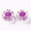 Transparent Acrylic Beads TACR-S152-10B-2