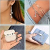50Pcs Tibetan Style Zinc Alloy Broom Pendants TIBEP-YW0002-15-6