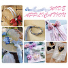 3 Rolls 3 Colors Wrinkle Polyester Ribbon OCOR-TA0002-98A-9