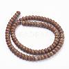 Natural Wood Lace Stone Beads Strands G-F520-13-2