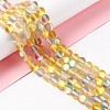 Synthetic Moonstone Beads Strands G-E573-01B-18-1