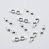 925 Sterling Silver Bead Tips Knot Covers STER-K167-002D-S-2