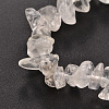 Chips Natural Quartz Crystal Beaded Stretch Bracelets X-BJEW-JB01826-05-2