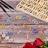Unfinished Wood Letter A~Z & Symbol Pieces Sets DJEW-WH0015-35-2