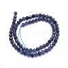 Natural Iolite Beads Strands G-O171-13-5mm-2
