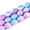 Spray Painted Synthetic Turquoise Beads Strands TURQ-T004-15B-1