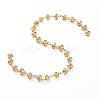Handmade Electroplate Glass Beaded Chains AJEW-JB00529-02-2