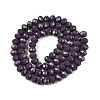 Opaque Solid Color Imitation Jade Glass Beads Strands EGLA-A044-P6mm-D11-3