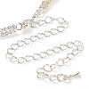 Alloy Rhinestone Necklaces & Stud Earring Sets for Women SJEW-U001-01P-02-6