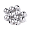 Matte Style Spray Painted Acrylic Beads ACRP-S669-8mm-01-1-1