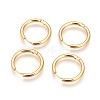 Ion Plating(IP) 304 Stainless Steel Hoop Earrings EJEW-P177-G-07A-2