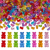200G Transparent Acrylic Beads OACR-ME0001-09-1