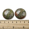Natural Unakite Cabochons G-C115-02B-27-3