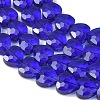 Transparent Glass Beads Strands GL-CBA7A17-03A-10-2
