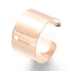 304 Stainless Steel Ear Cuff Findings STAS-H151-09RG-3