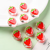 Transparent Enamel Acrylic Beads X1-TACR-S155-003F-6
