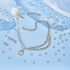 300Pcs 304 Stainless Steel Open Jump Rings STAS-UN0058-56G-01-2