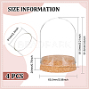 Glass Dome Cover LS-AJEW-WH0165-40A-2