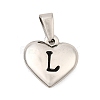 304 Stainless Steel Pendants STAS-P278-01L-P-1-1
