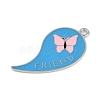 Alloy Enamel Pendants ENAM-D064-01B-2