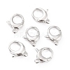 Brass Lobster Claw Clasps KK-D065-02P-1