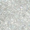Transparent Rainbow Colours Round Glass Seed Beads X-SEED-A007-4mm-161-2