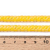 AB Color Plated Opaque Glass Beads Strands GLAA-T026-3x6mm-P13-4