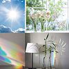 PET Window Stickers Brick Pattern Stickers DIY-WH0319-37-3