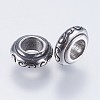 304 Stainless Steel European Beads STAS-I069-12AS-2