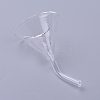 Transparent Glass Funnel Hopper AJEW-WH0104-46C-1