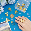 Unicraftale DIY Double Blank Dome Finger Ring Making Kit DIY-UN0004-26A-4