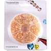 1Box ABS Plastic Imitation Pearl Dome Cabochons SACR-PH0001-32-7